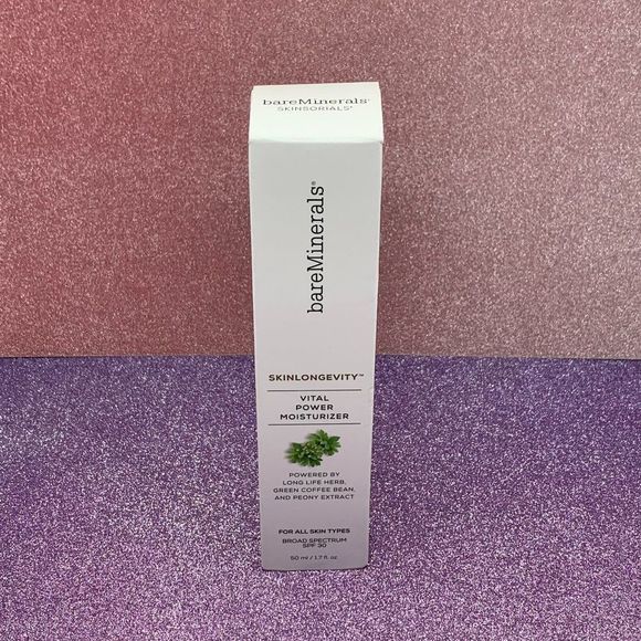 🌸 Bareminerals - Vital Power Moisturizer - SPF - New in Box - Full Size - Picture 4 of 6